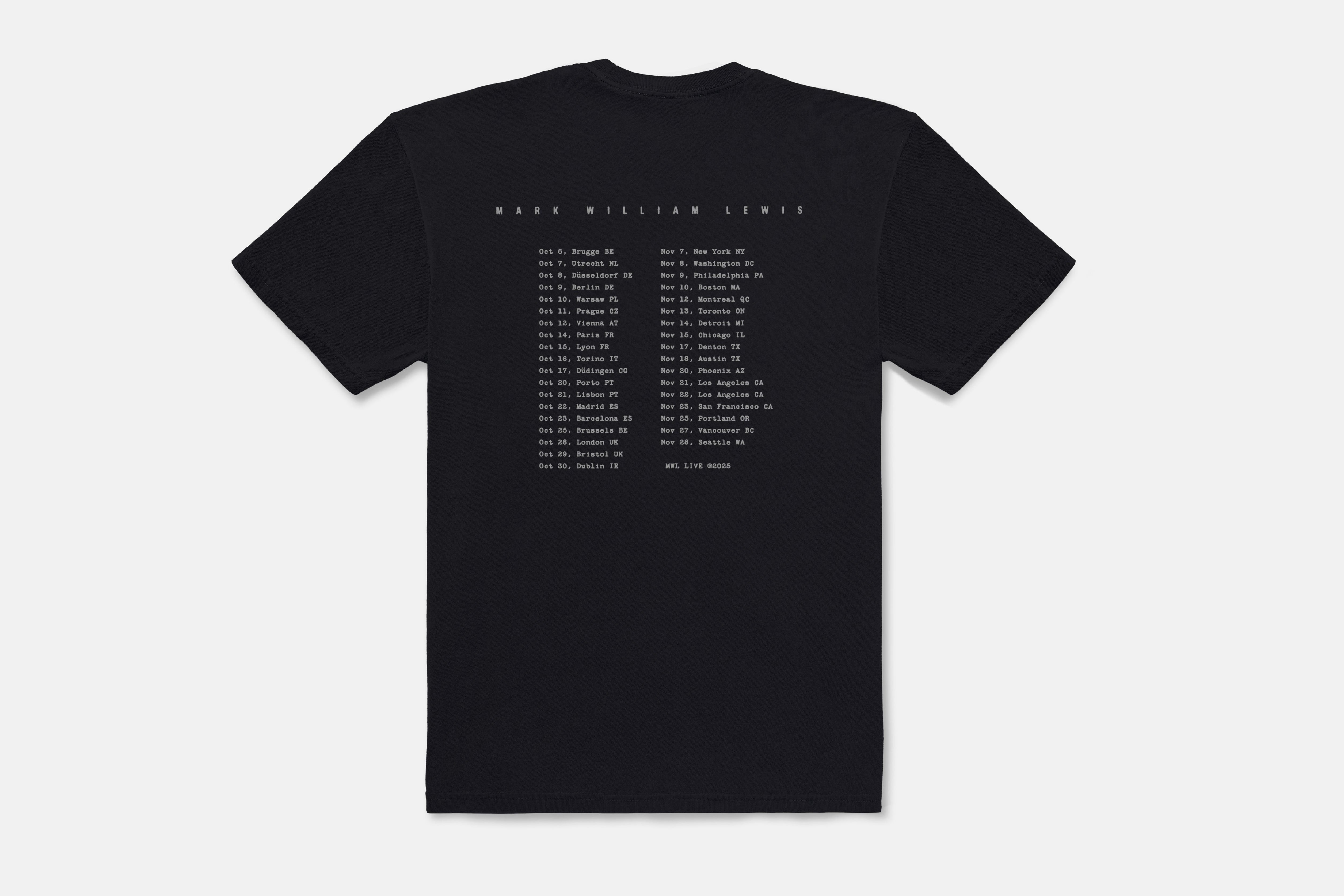 Mark William Lewis Fall Tour Tee