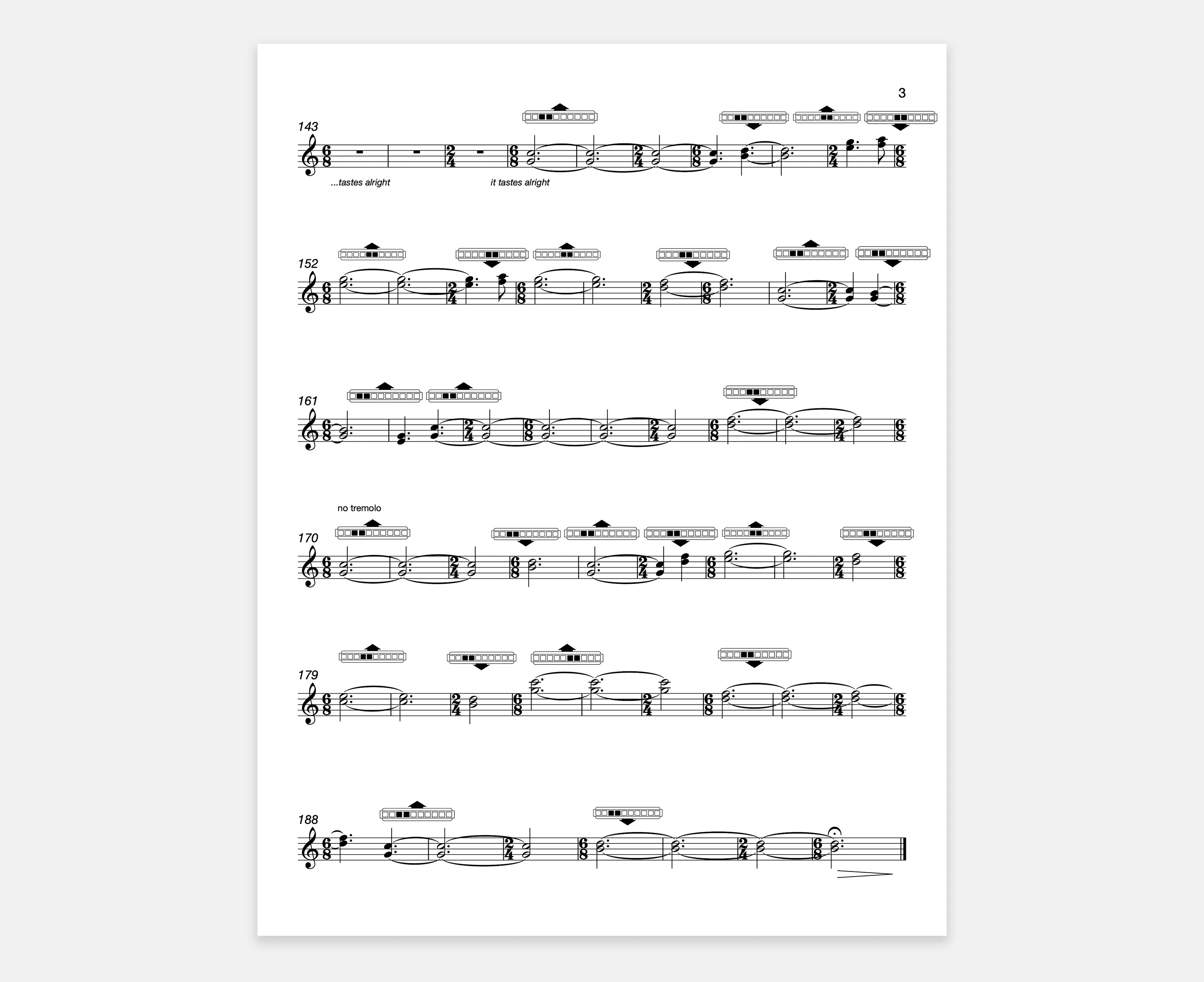 Mark William Lewis Harmonica Tabs