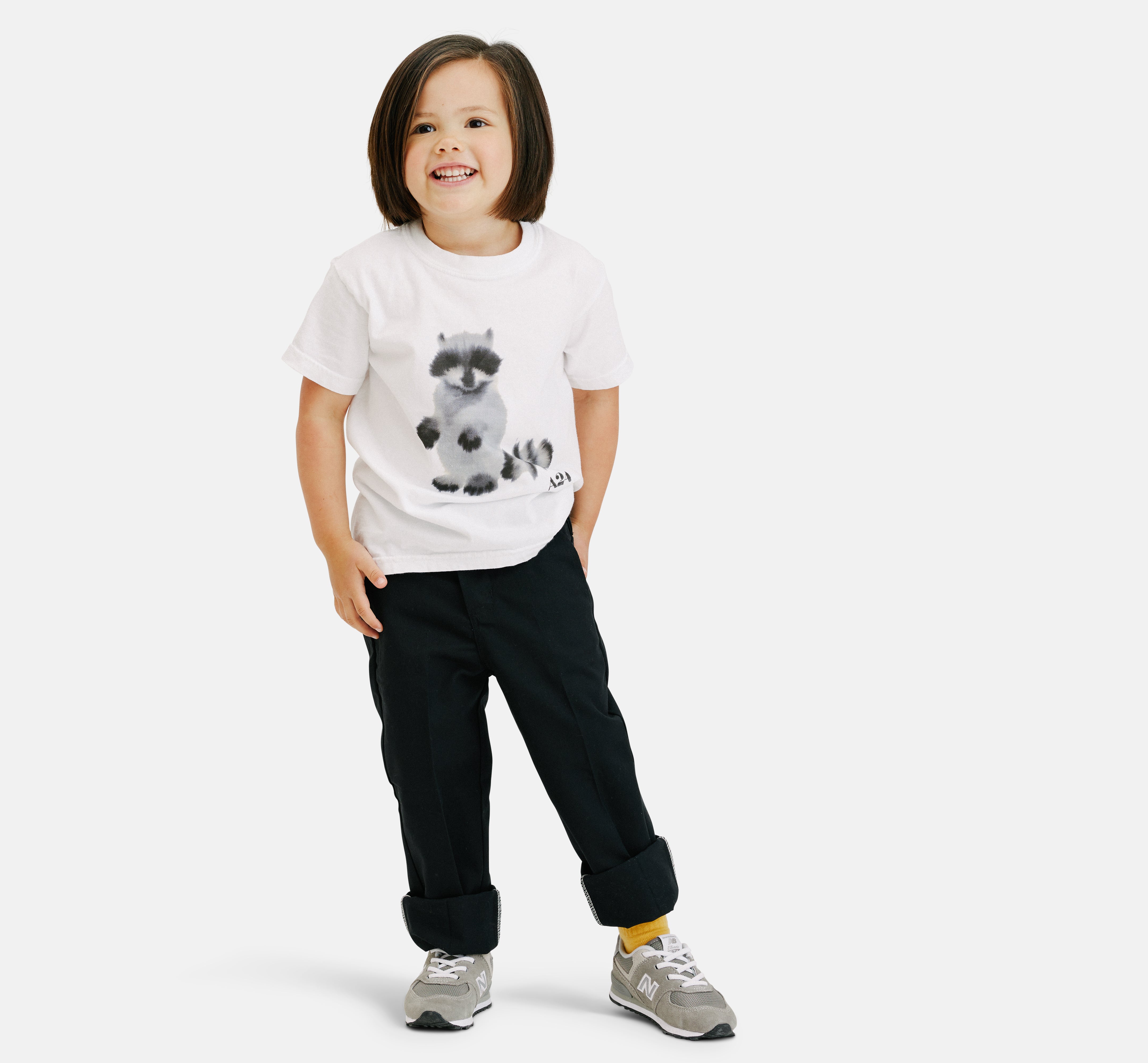 A24 x Rop van Mierlo Raccoon Watercolor Kids Tee