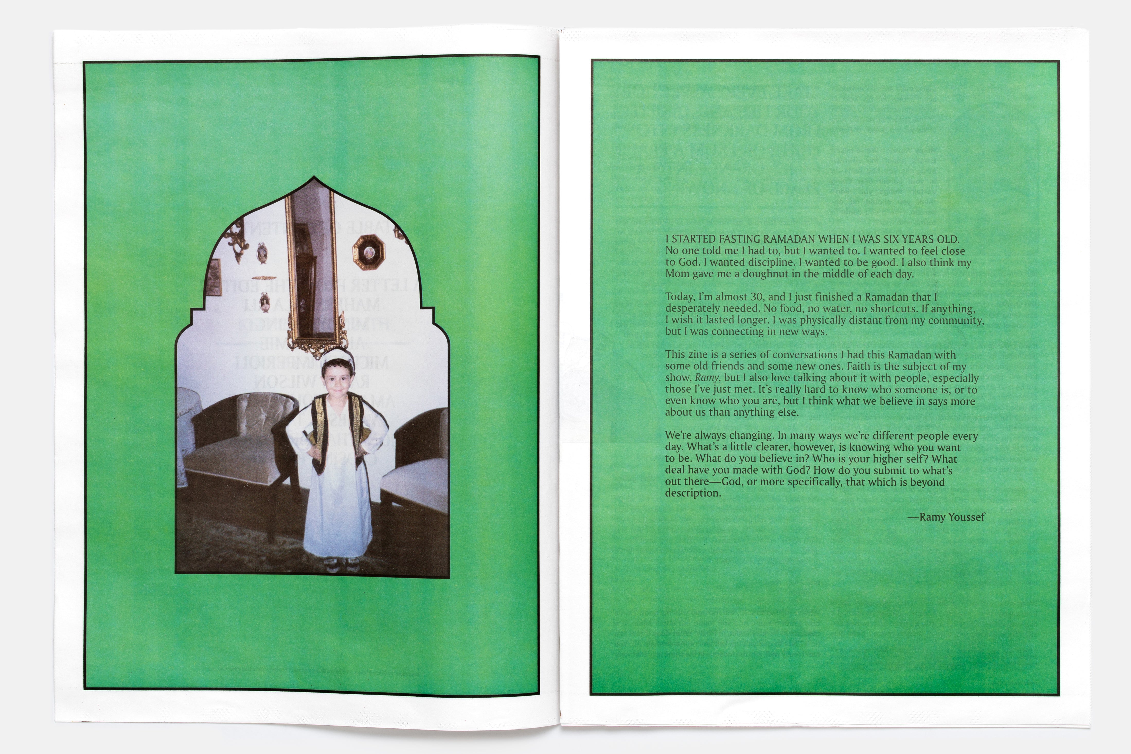 Keeping the Faith Zine by Ramy Youssef