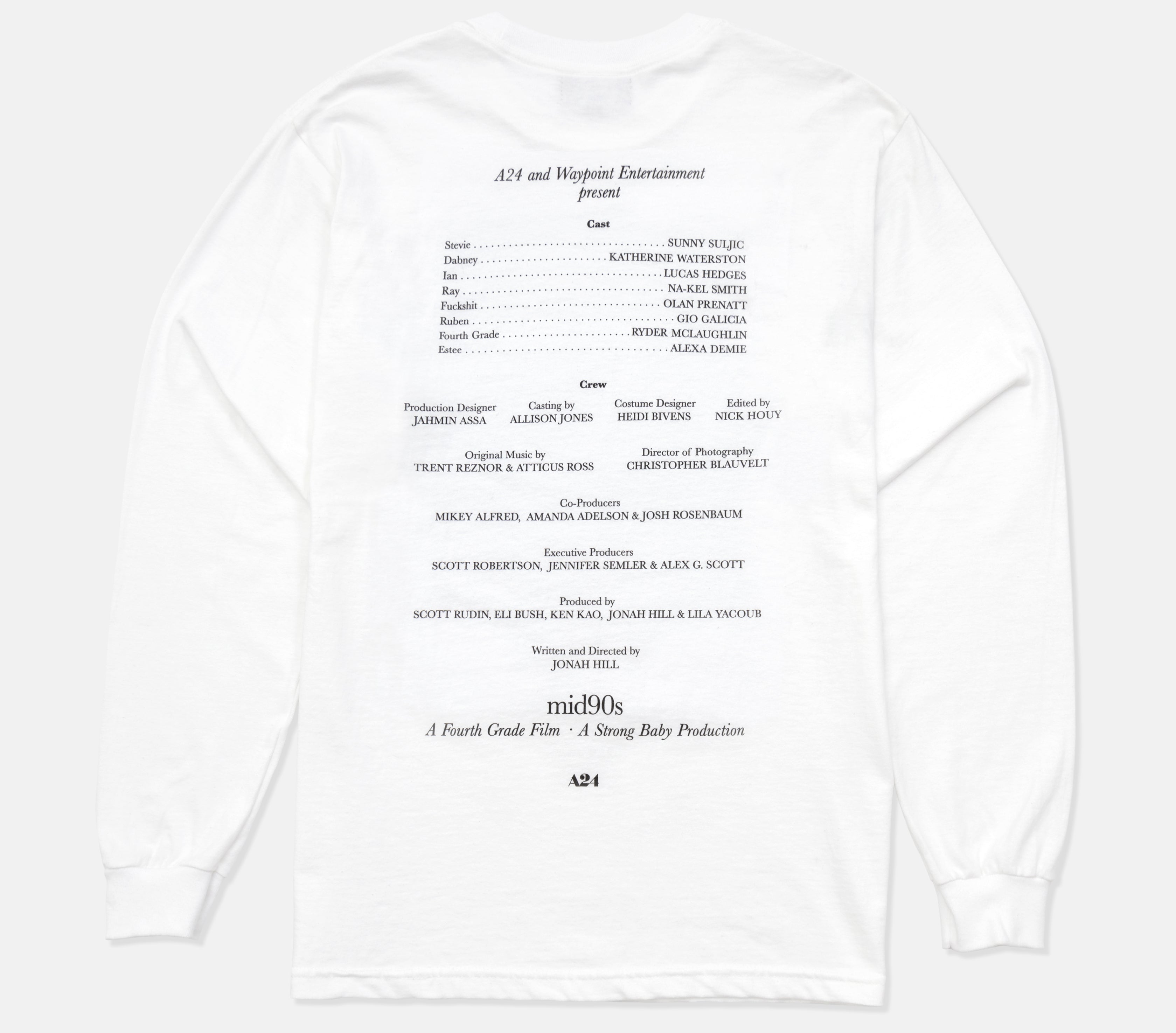 Jonah Hill x A24 Credits Long Sleeve