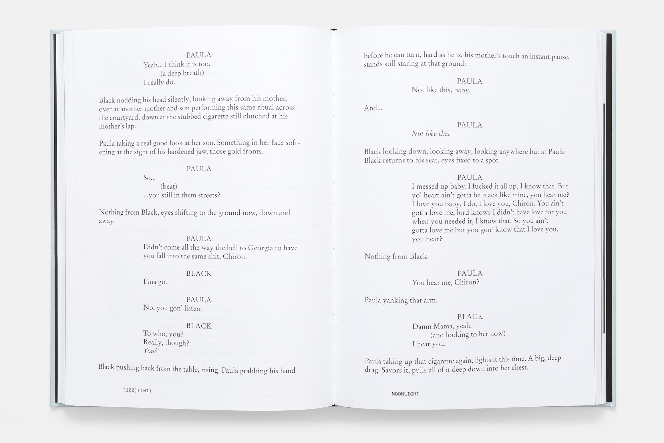 Moonlight Screenplay Book