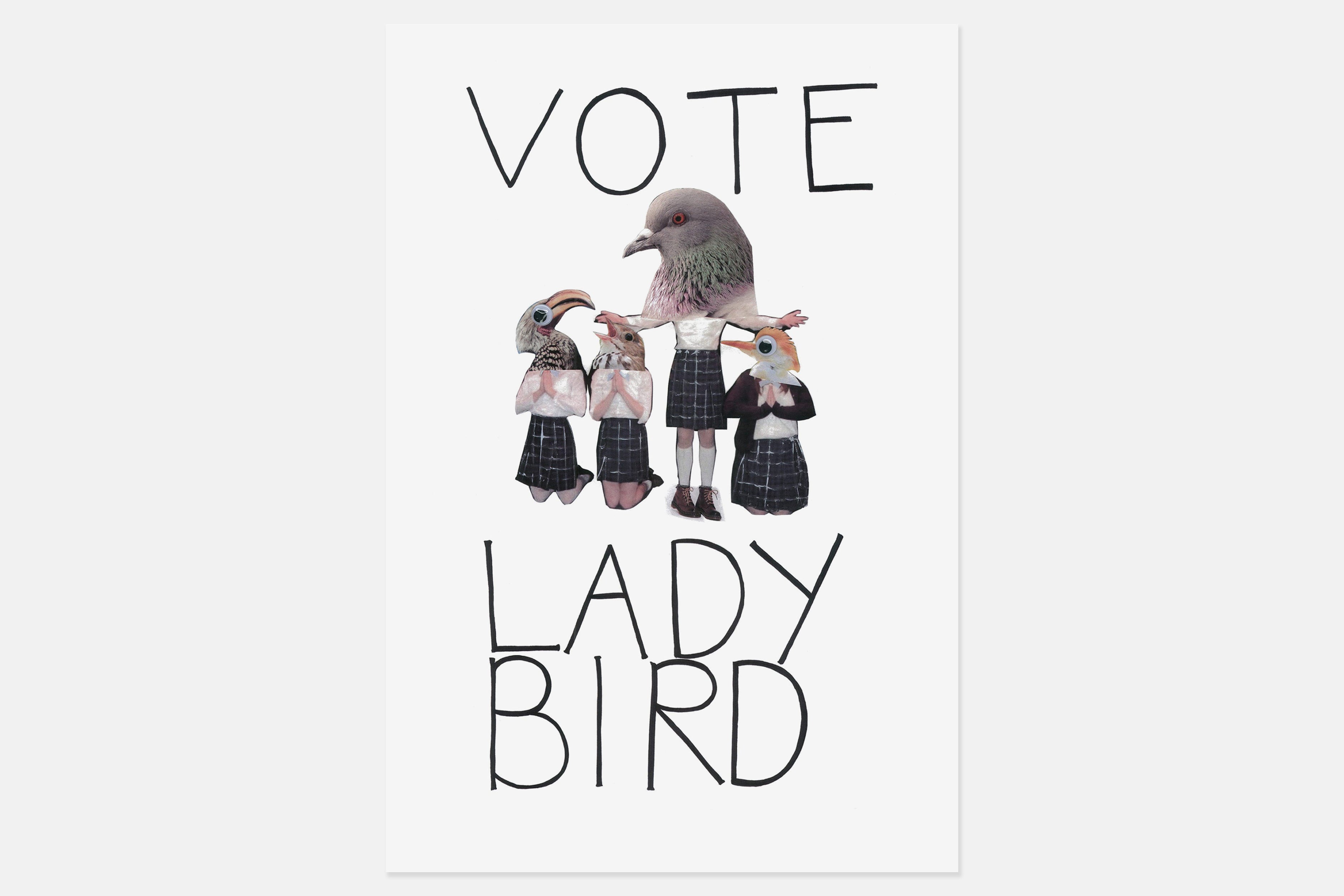 'Lady Bird For President' Hallway Posters