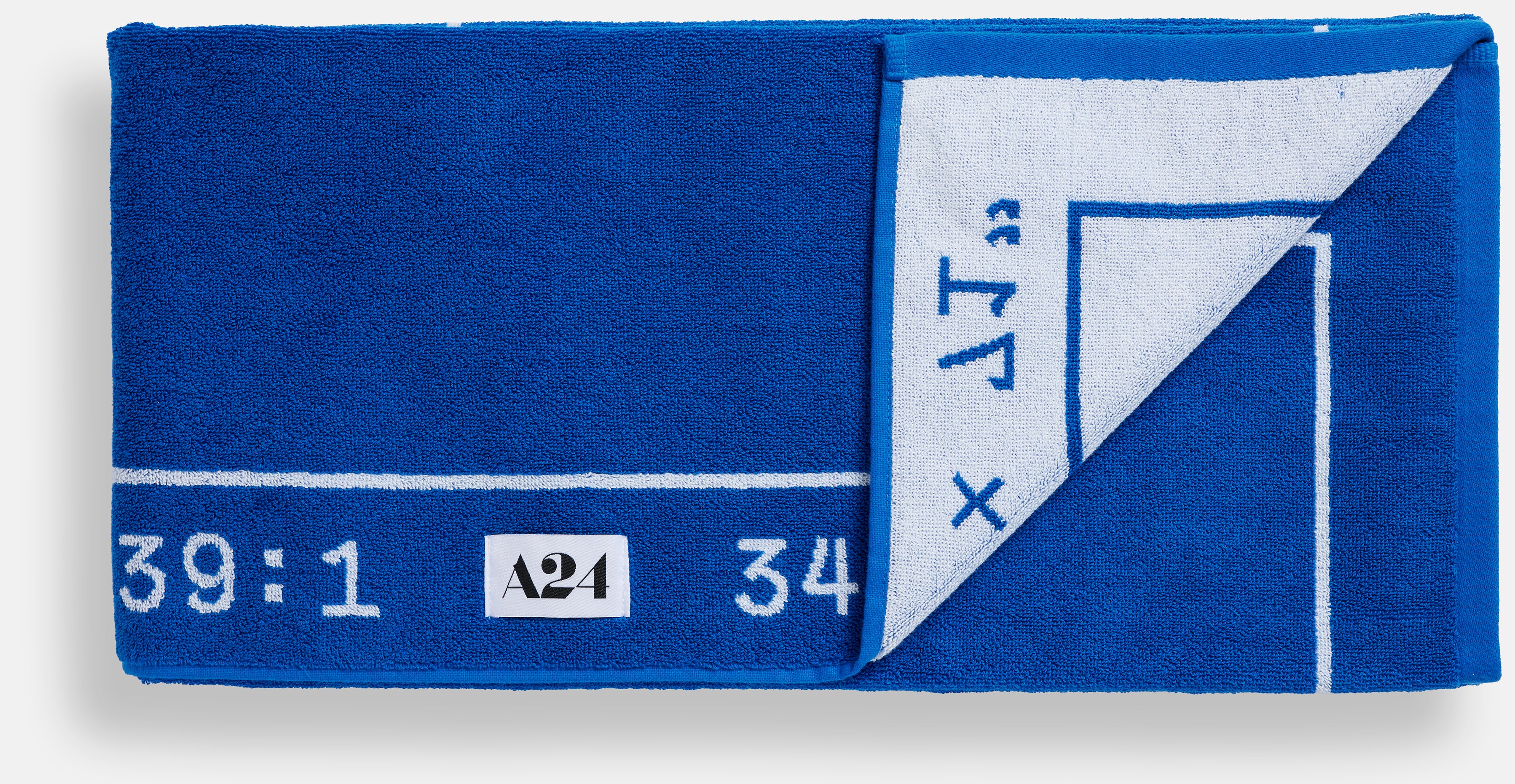 Blue Widescreen Beach Towel