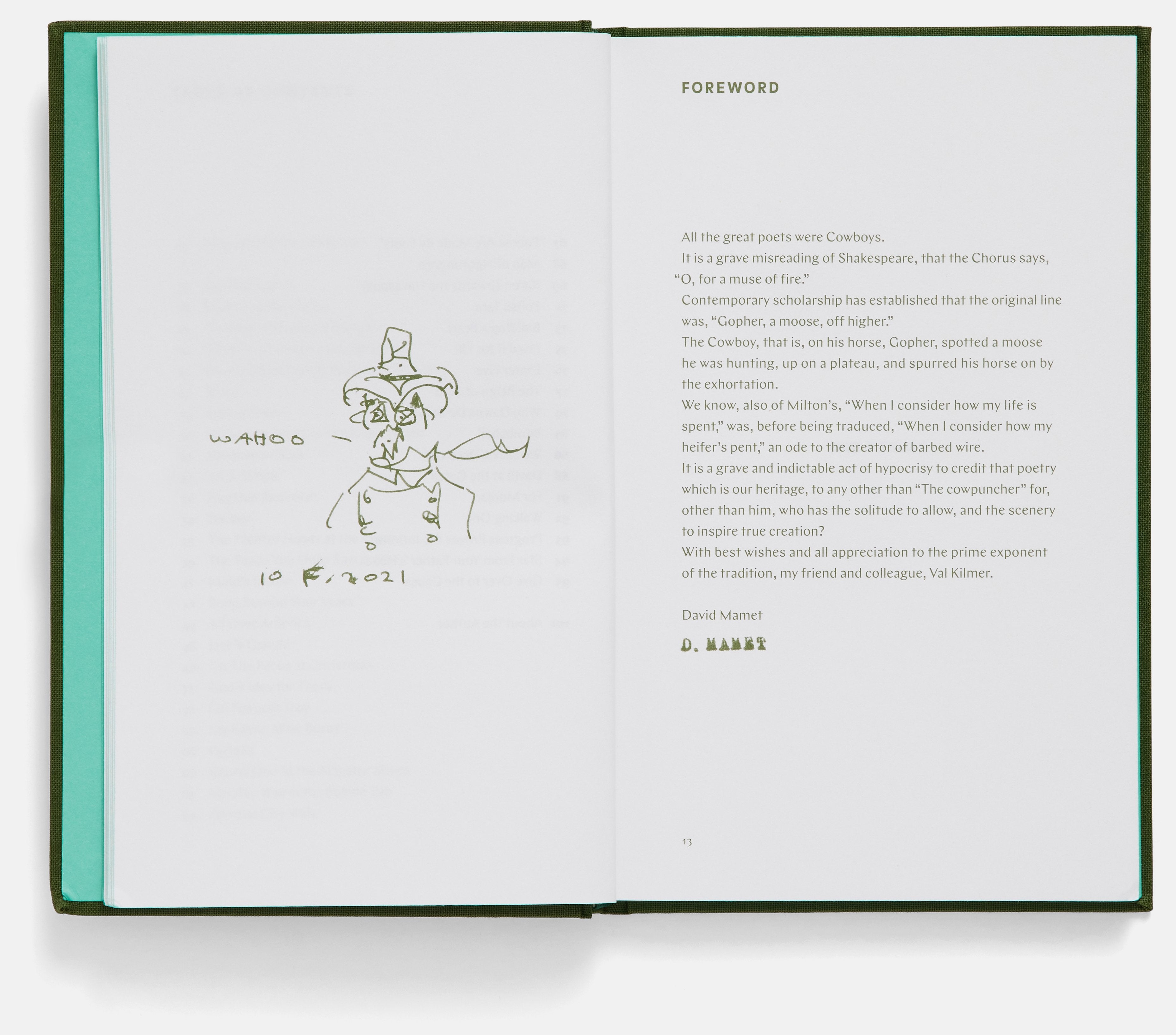 Cowboy Poet Outlaw Madman: Selected Poems by Val Kilmer
