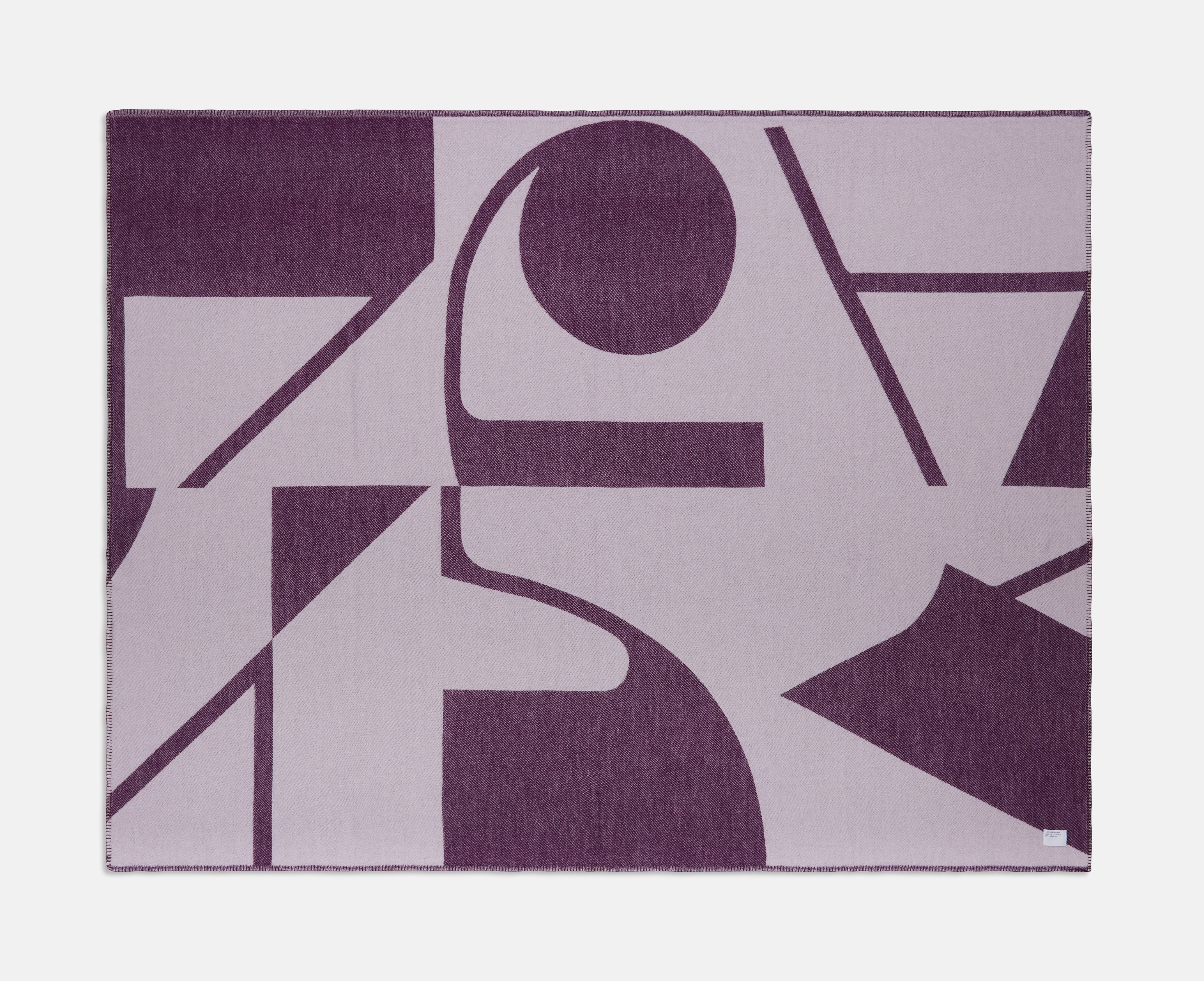 Purple Logo Scramble Blanket
