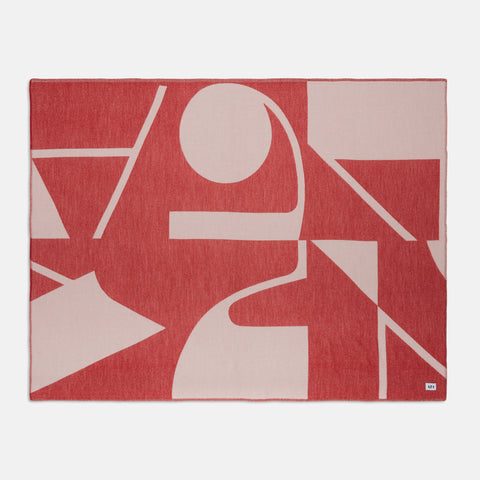 Rust Logo Scramble Blanket