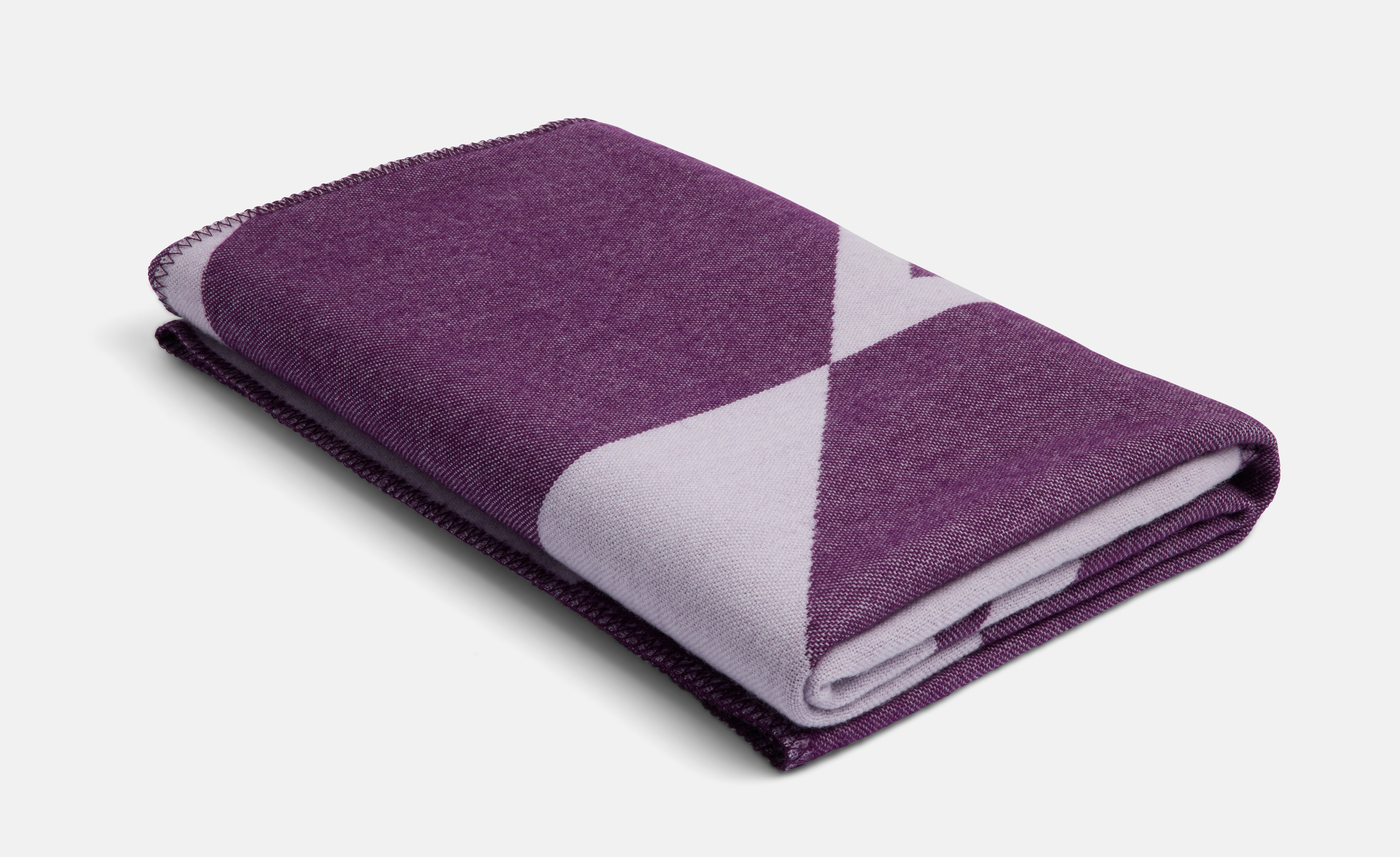 Purple Logo Scramble Blanket