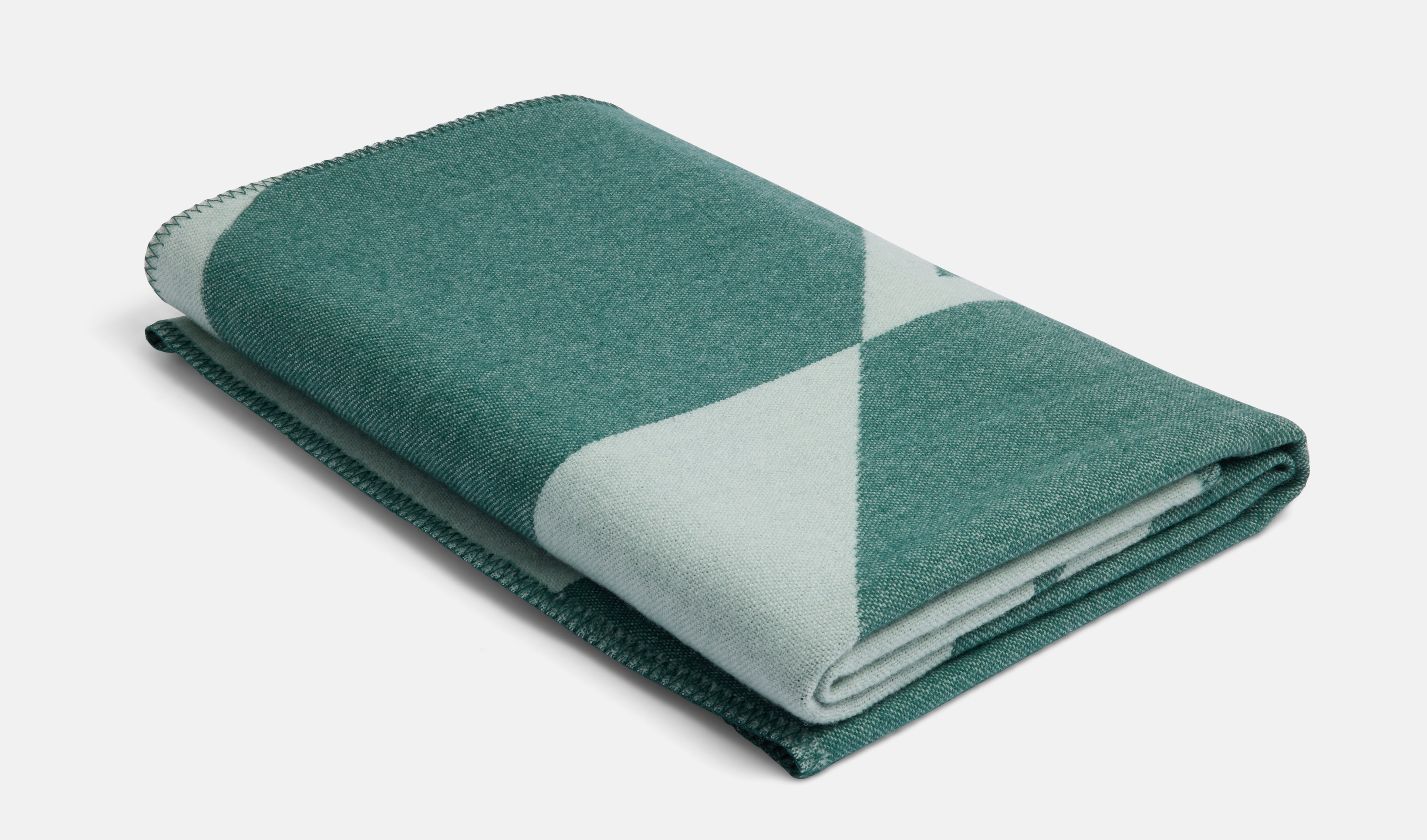 Green 2024 wool blanket