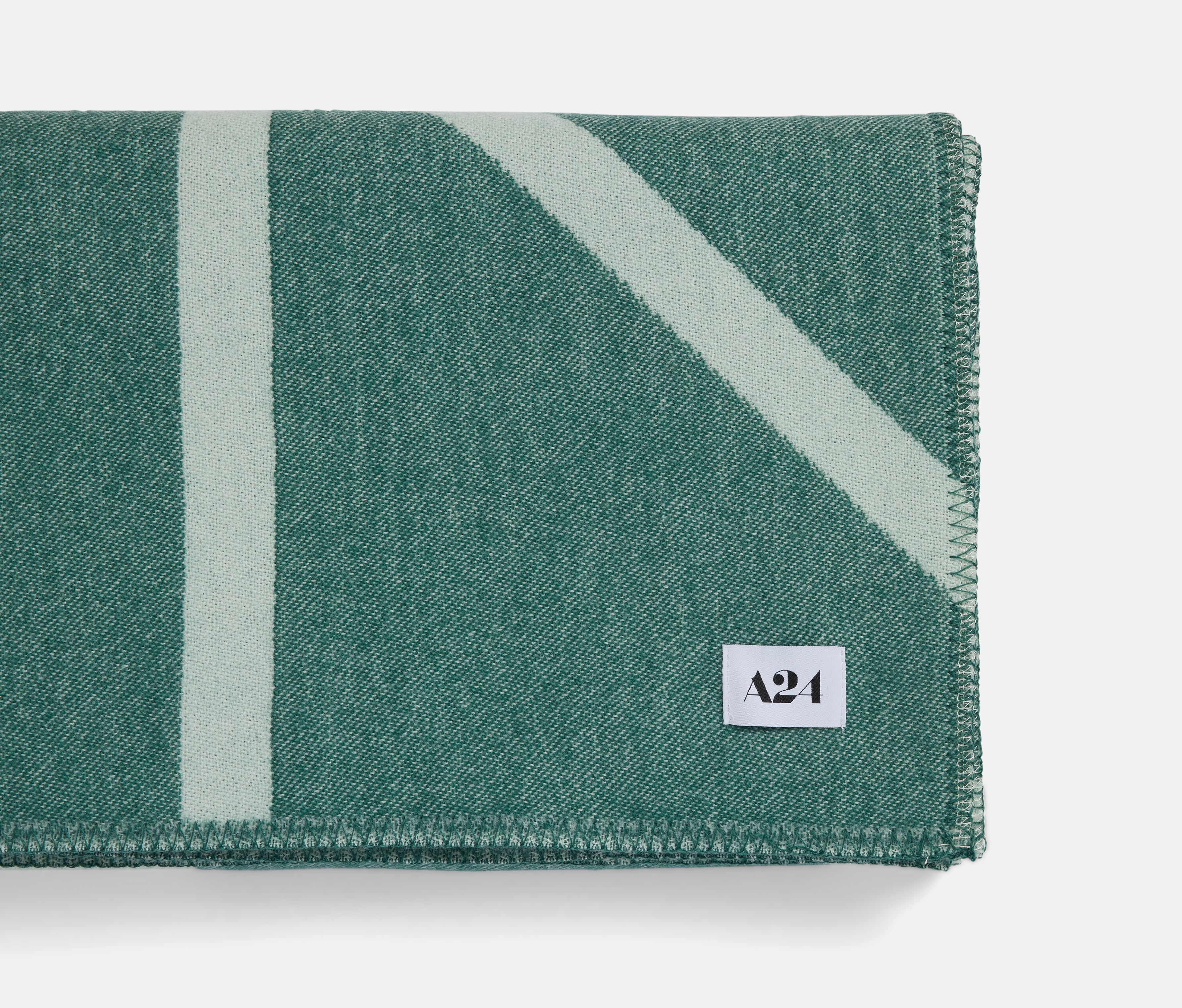 Green Logo Scramble Blanket