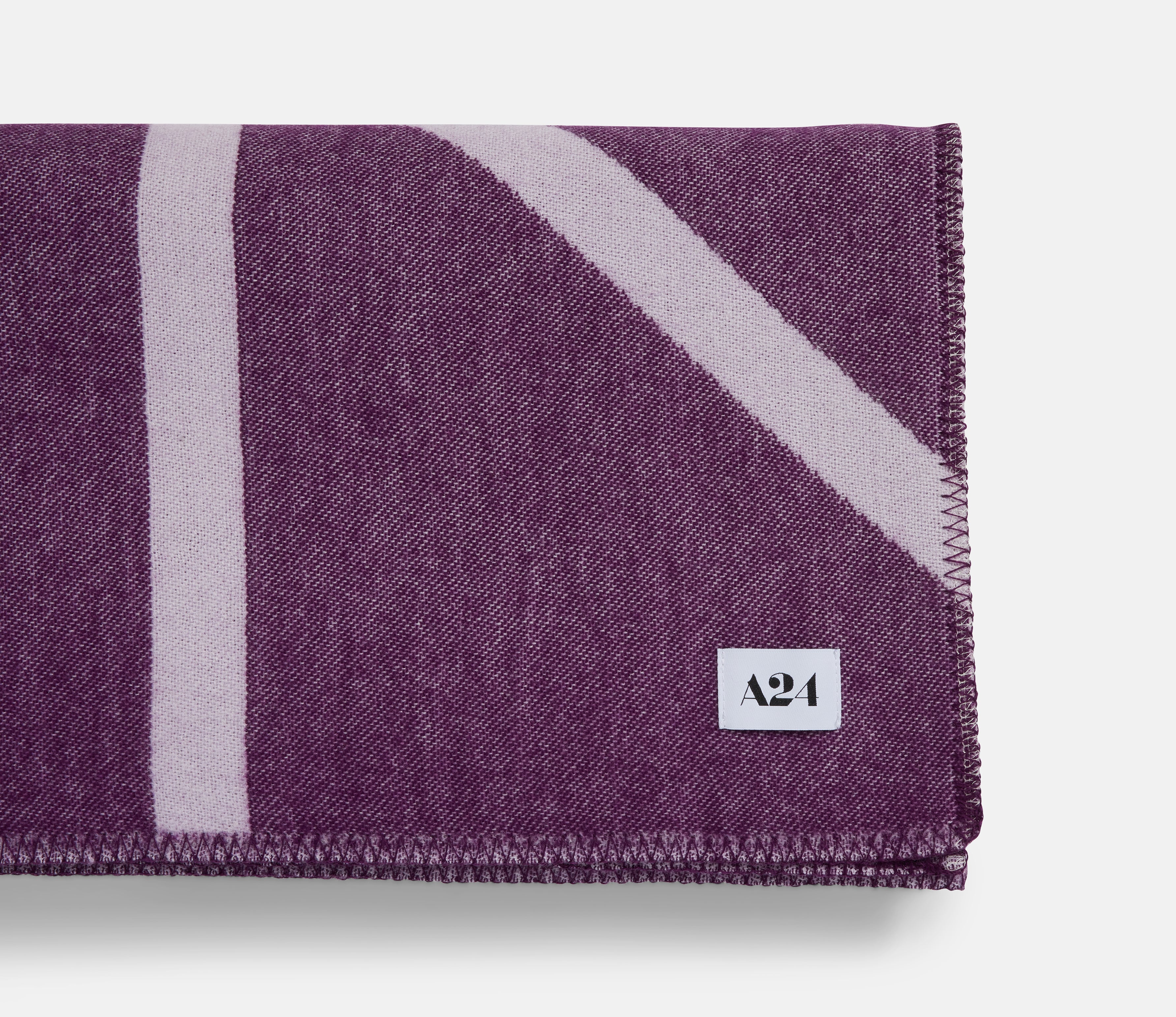 Purple Logo Scramble Blanket