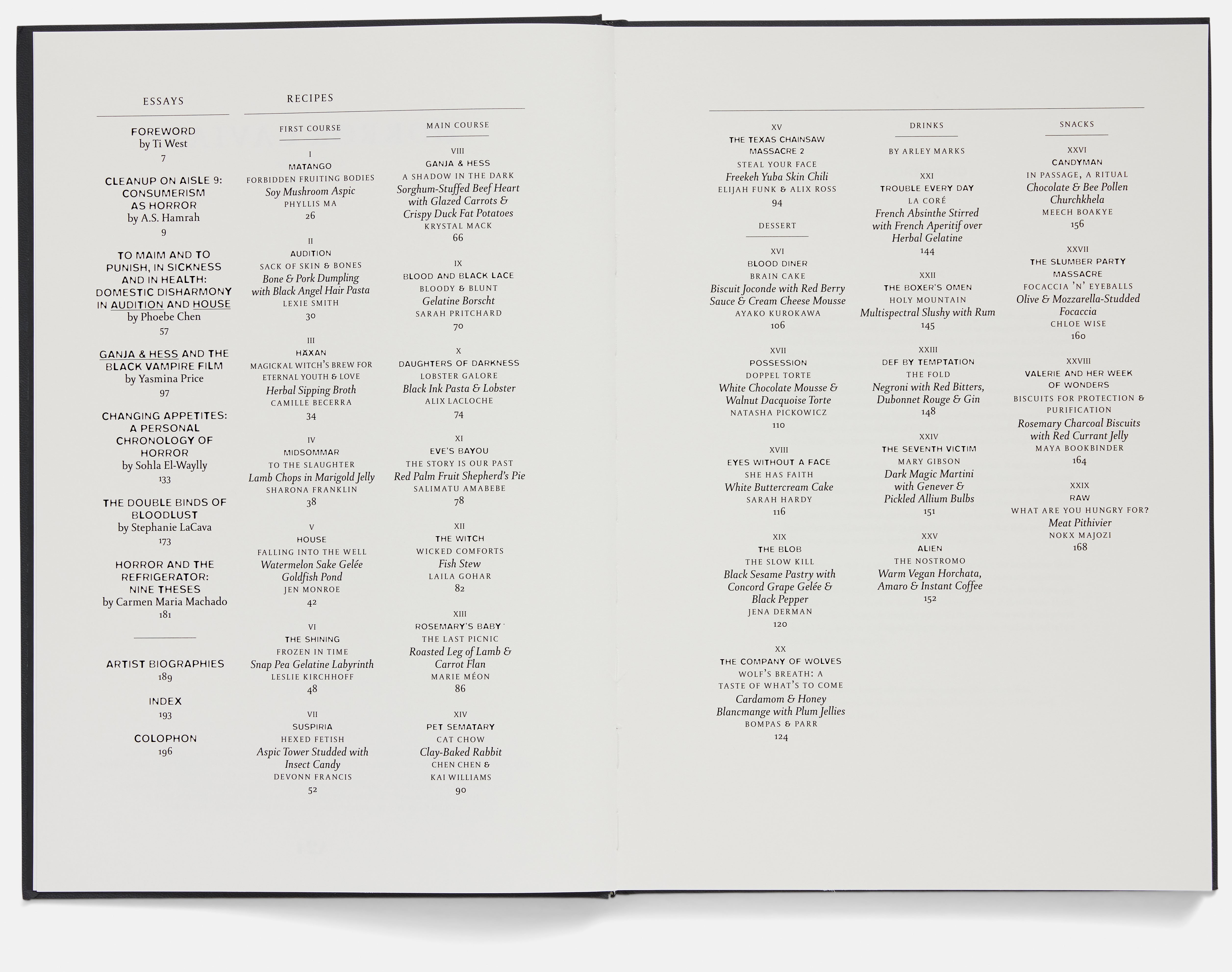 Horror Caviar: A Cookbook