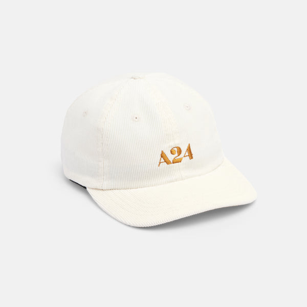 White Cord Logo Hat – A24 Shop