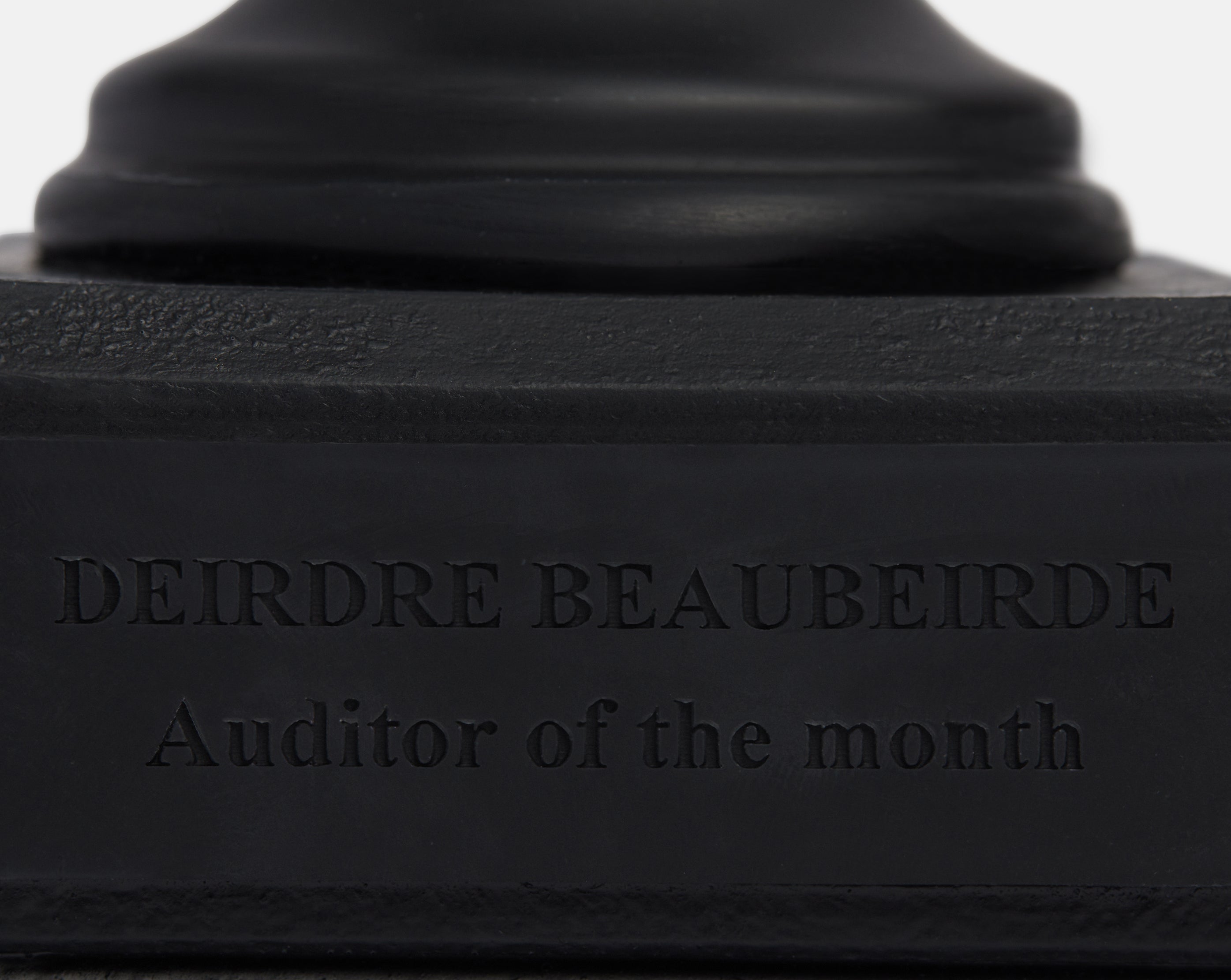 Auditor of the Month Trophy Candle