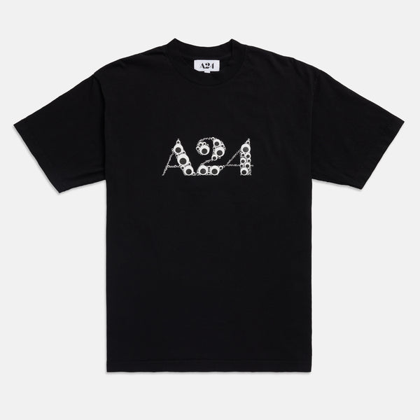 新品未開封 A24 Black Googly Eye Logo Tシャツ L Black Googly Eye Puff Print Logo Tee – A24 Shop