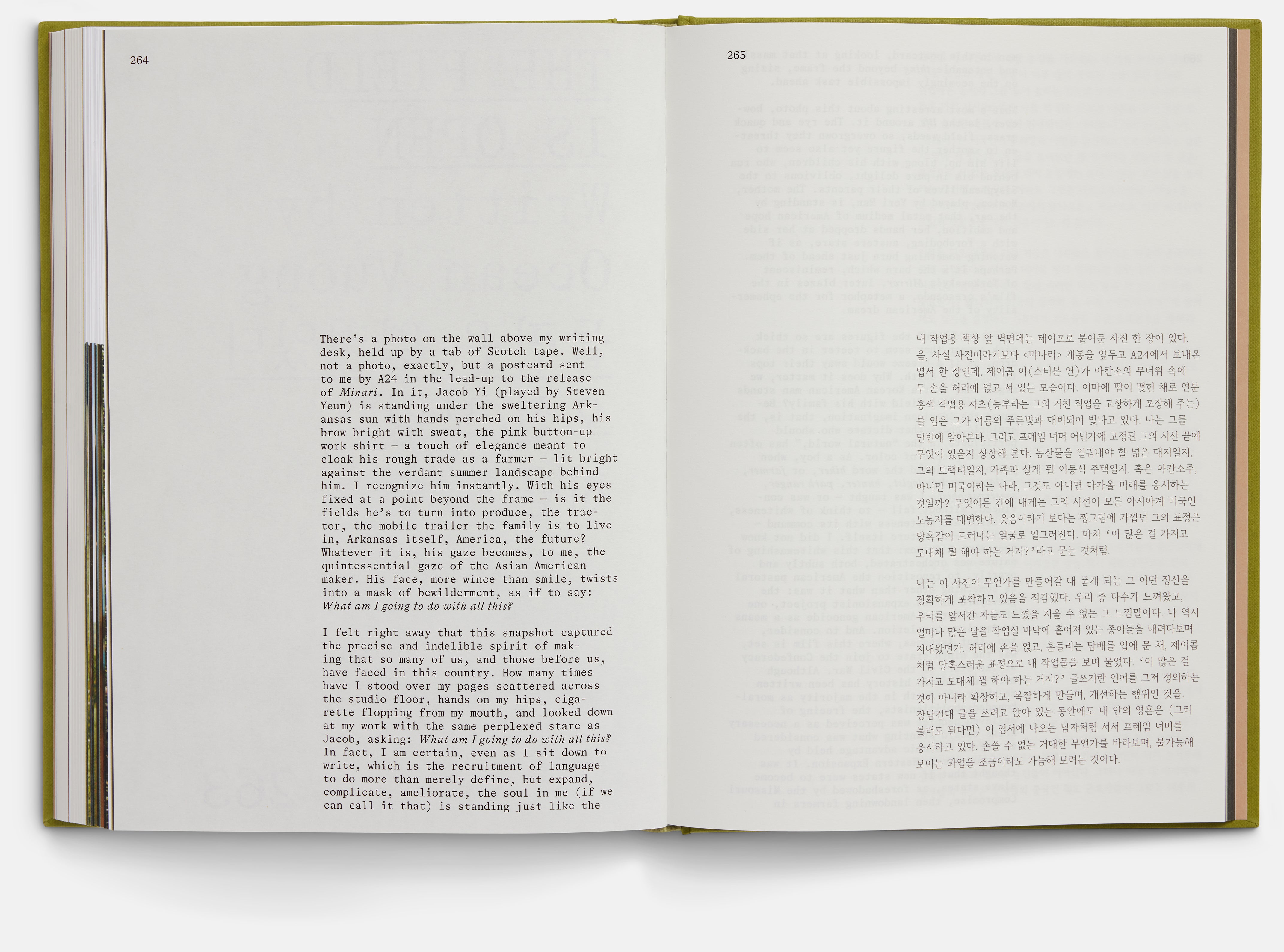 Minari Screenplay Book