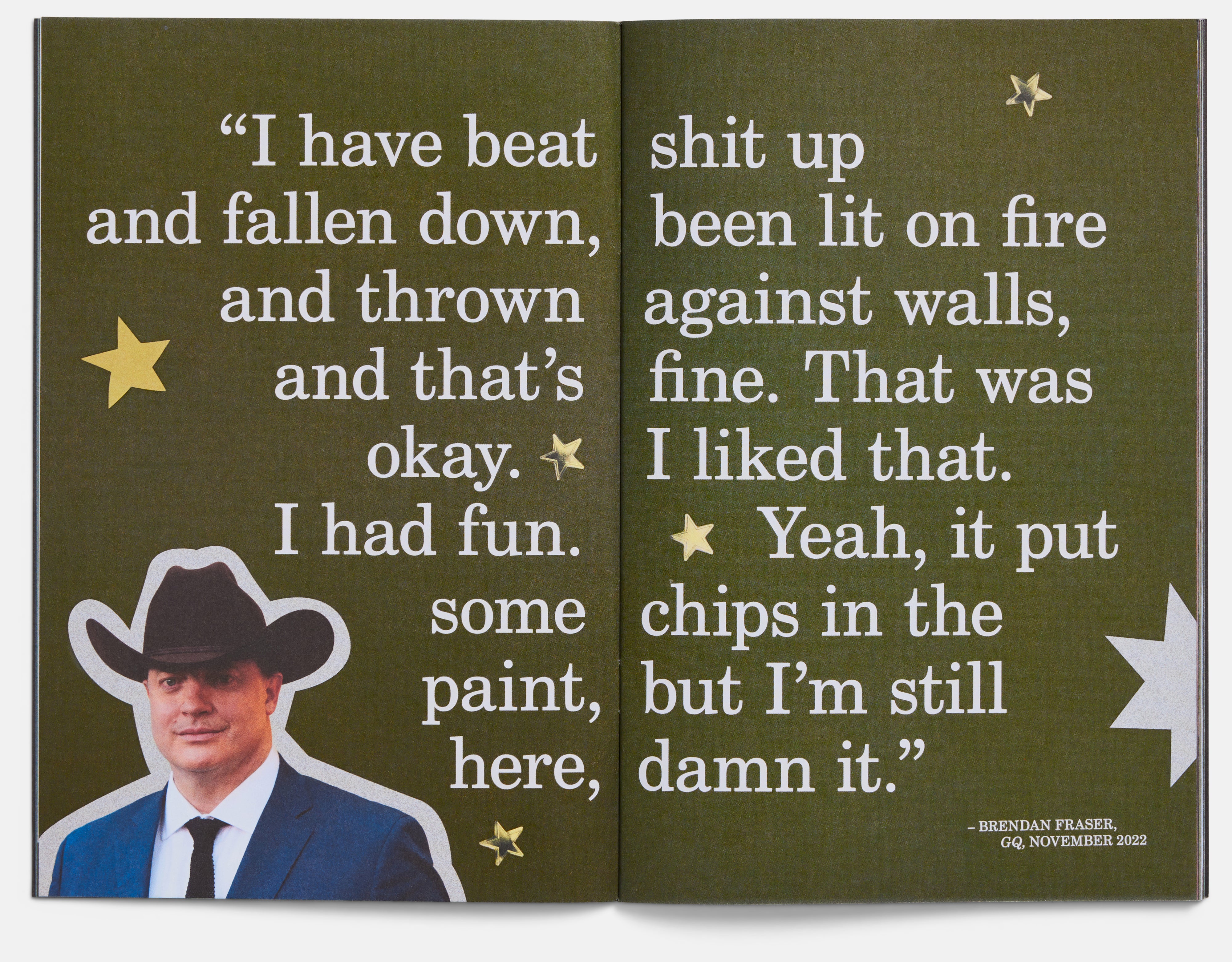 Brendan Fraser Zine