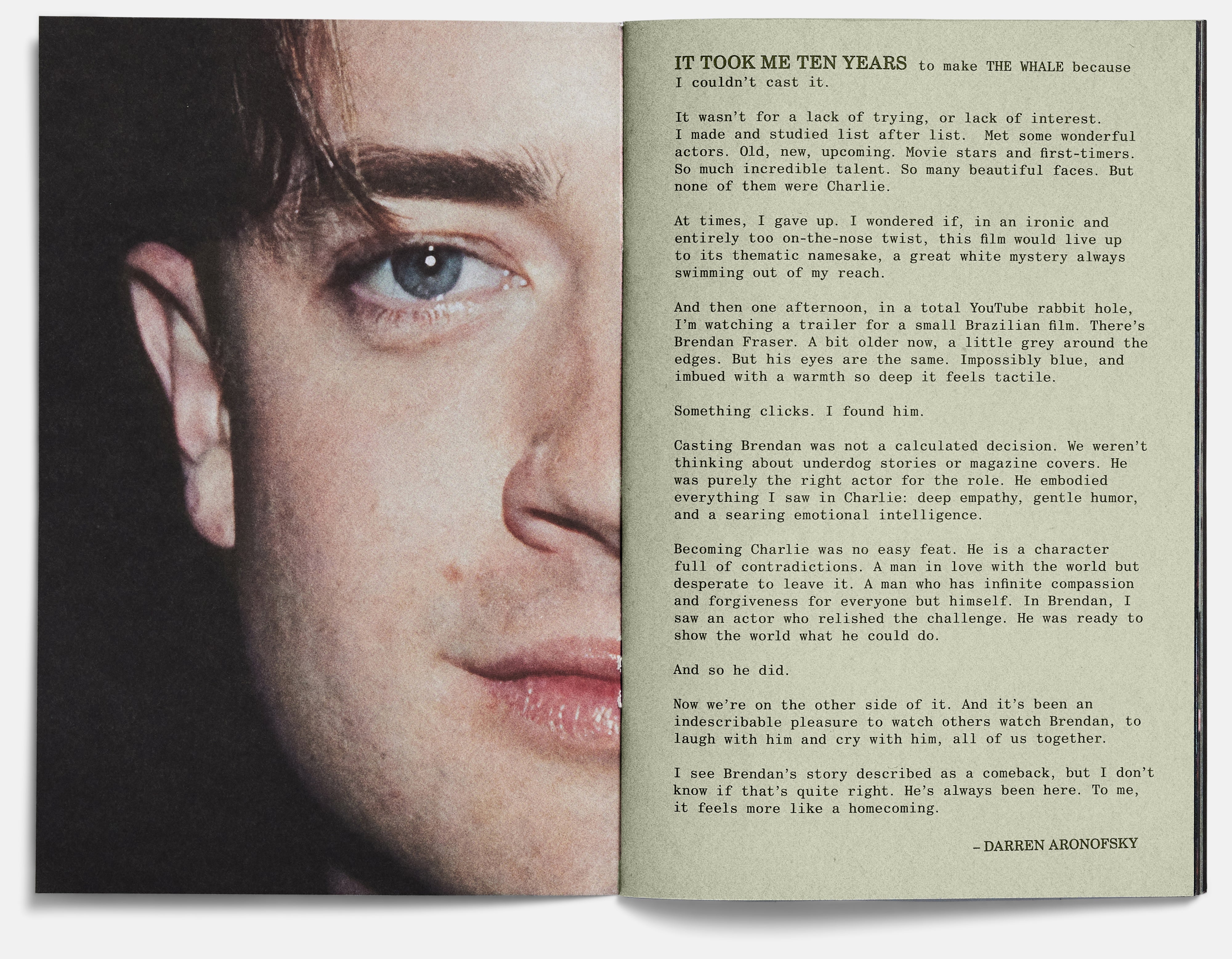 Brendan Fraser Zine