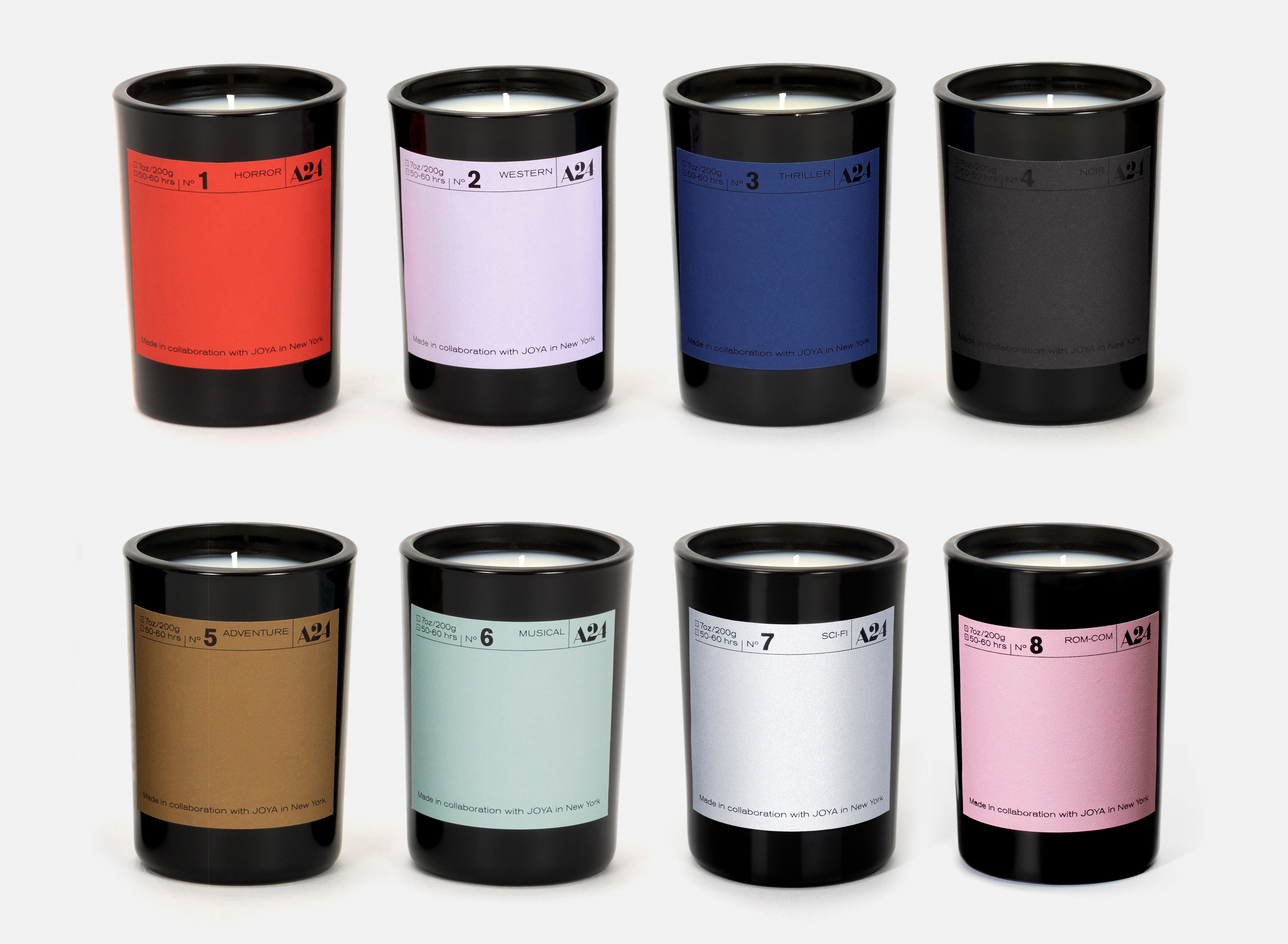 Genre Candle 3x Set