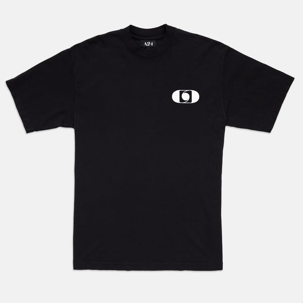 A24 ロゴ　Tシャツ　ブラック ASW22023-shirt-front-gray-