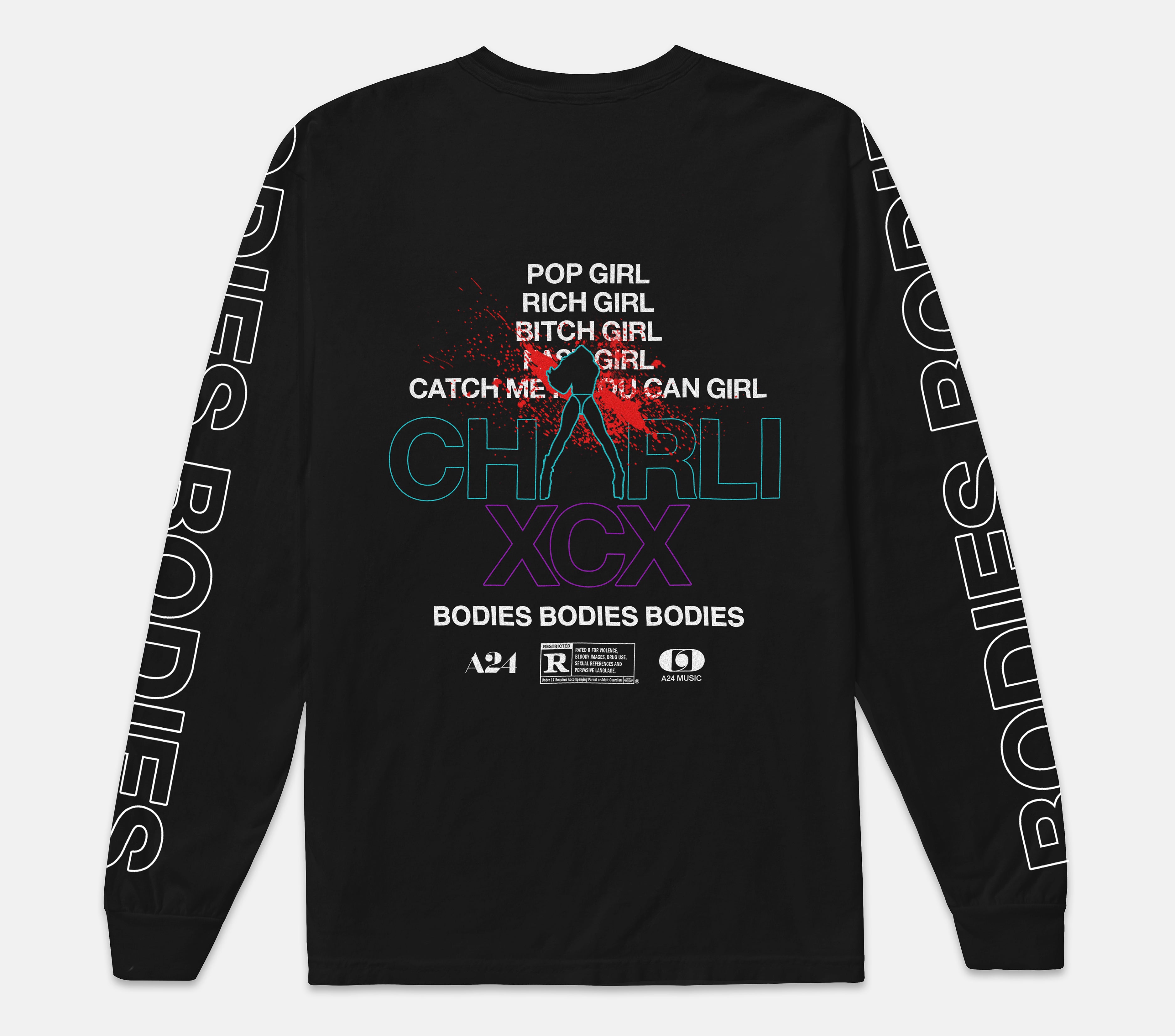 A24 shops bodies bodies bodies long sleeve