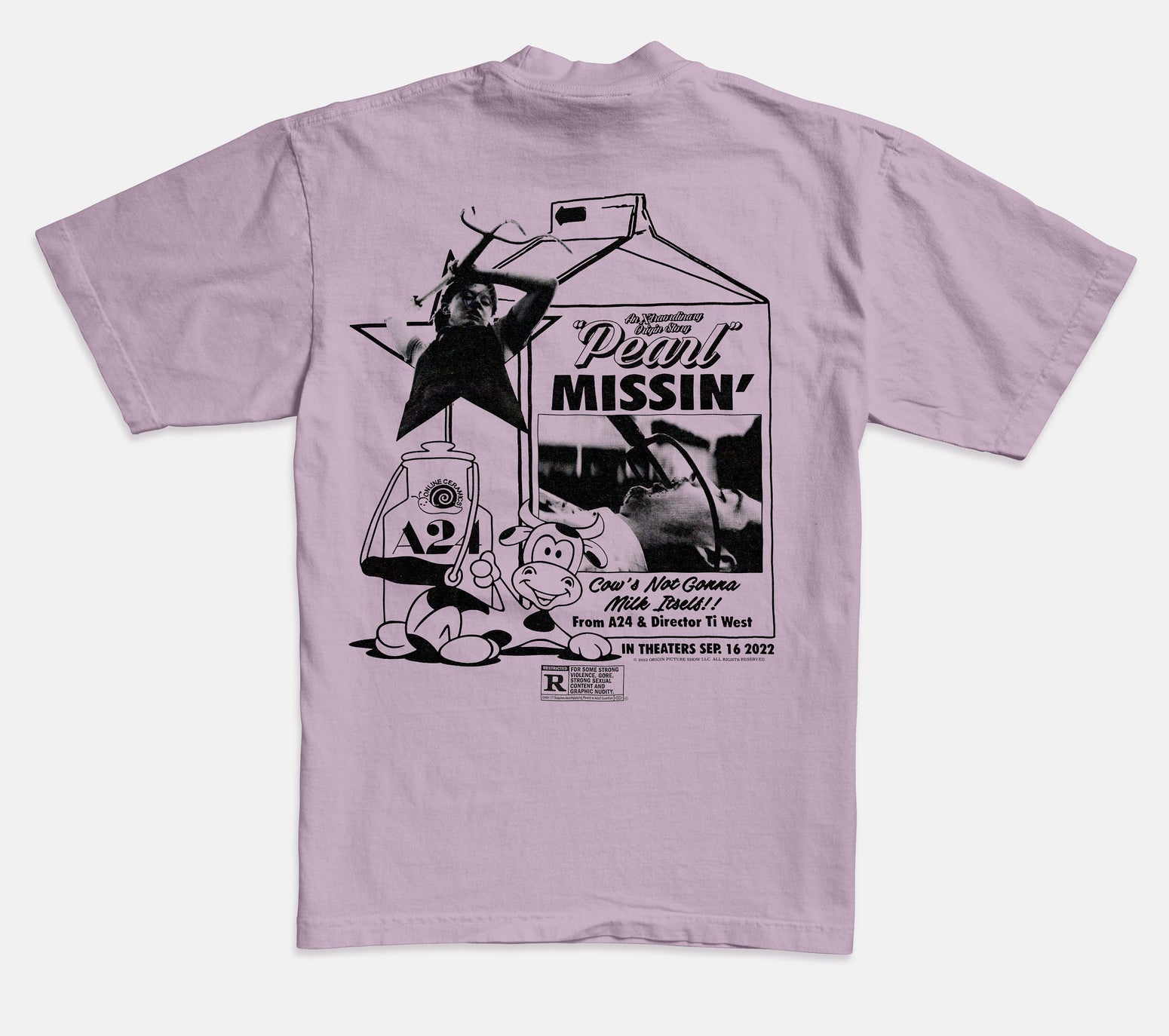 Online Ceramics x Pearl Cow’s Milk Tee A24 Shop