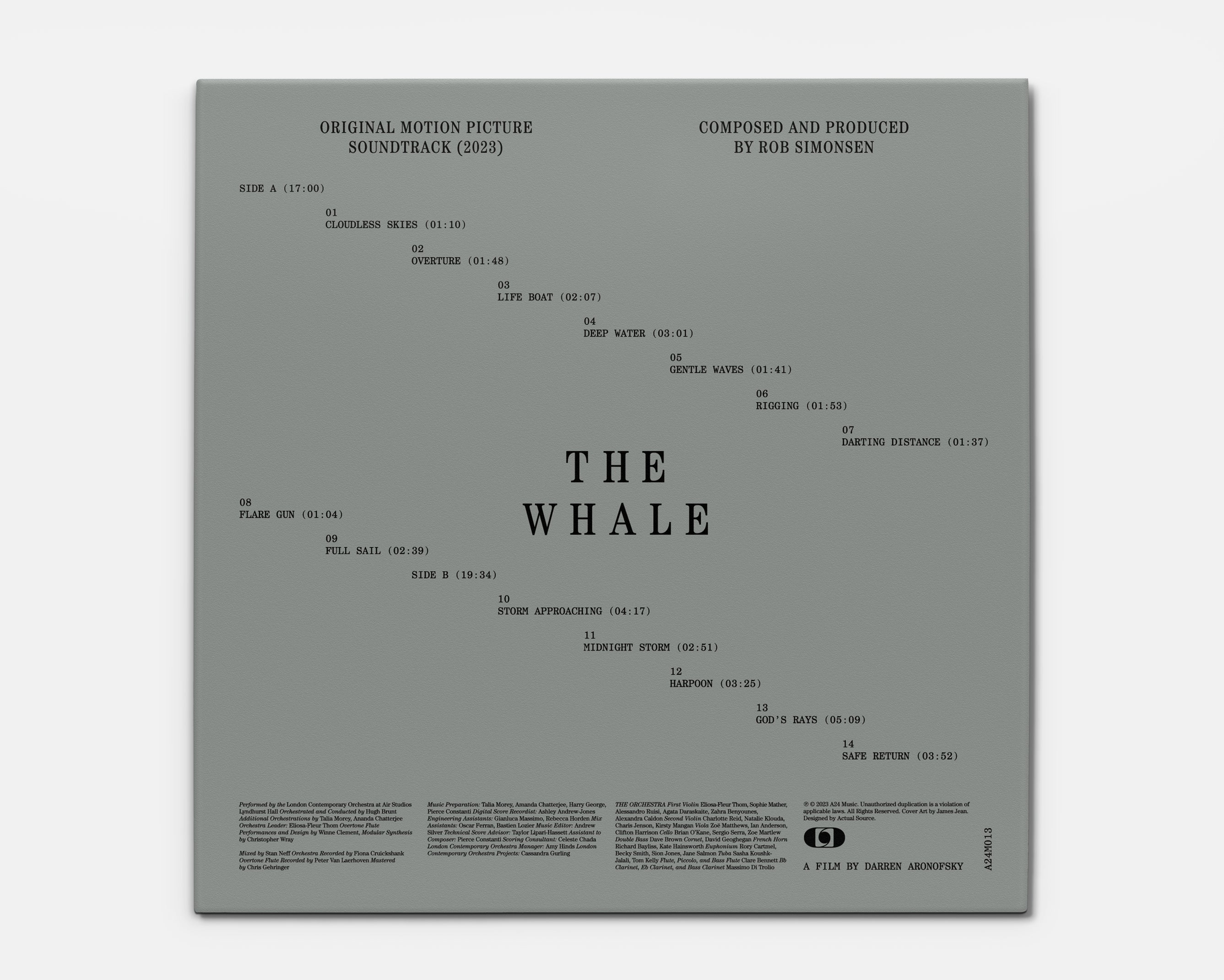 The Whale Original Motion Picture Soundtrack