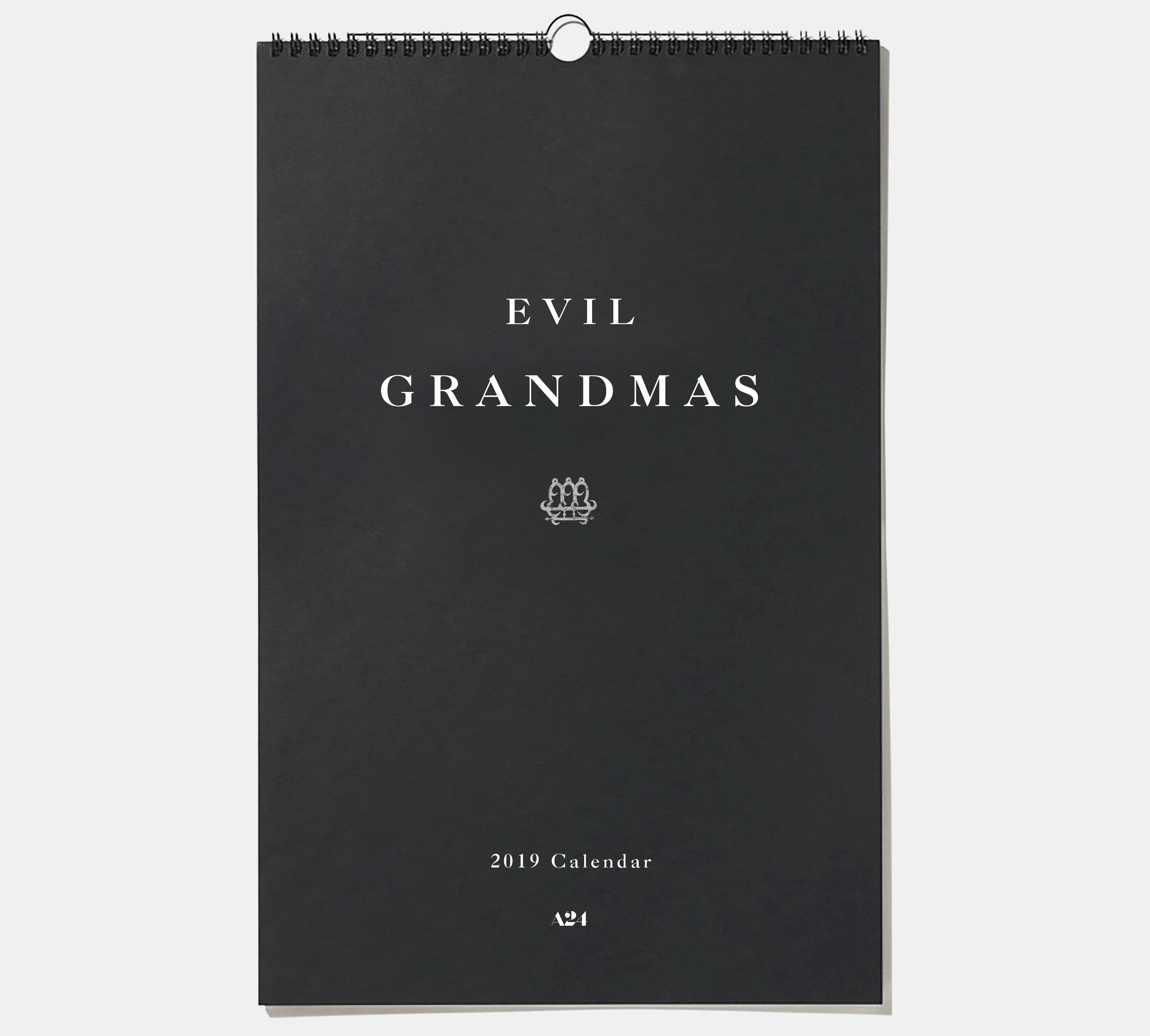 Evil Grandmas 2019 Wall Calendar A24 Shop